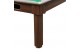 Billard anglais table Milano Walnut Foncé