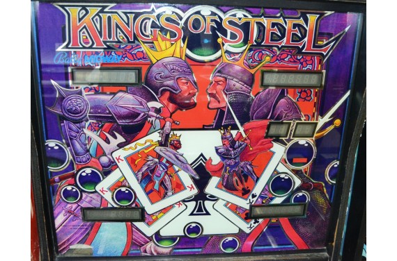 Backglass Bally Midway Kings of steel